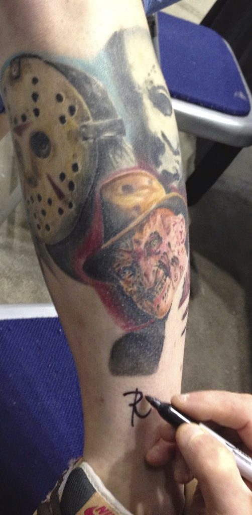 Robert Englund Tattoo Archive 467