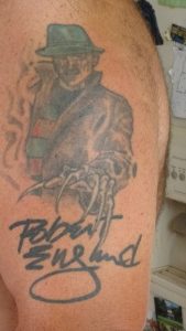 Robert Englund Tattoo Archive 679