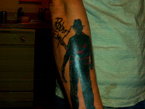 Robert Englund Tattoo Archive 729