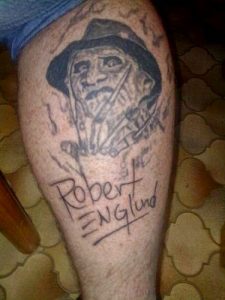 Robert Englund Tattoo Archive 824