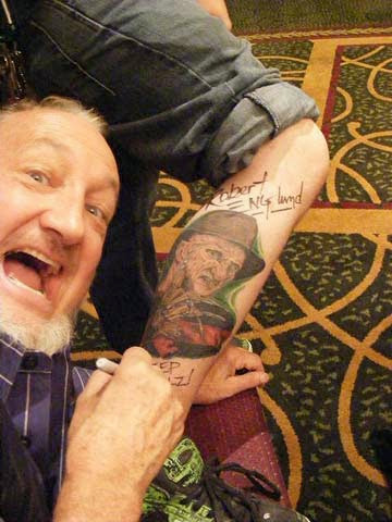 Robert Englund Tattoo Archive 859