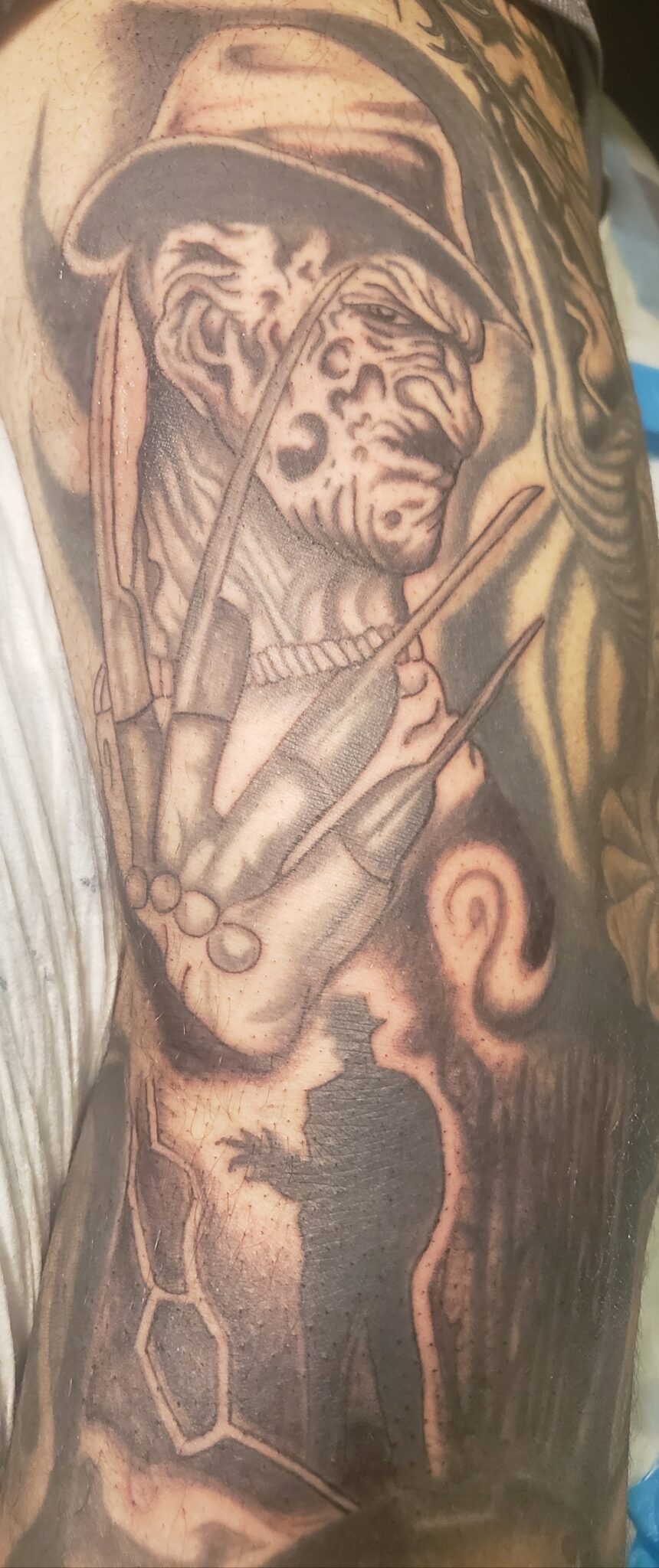 JimmyThaGent 's Freddy Krueger tattoo Robert Englund